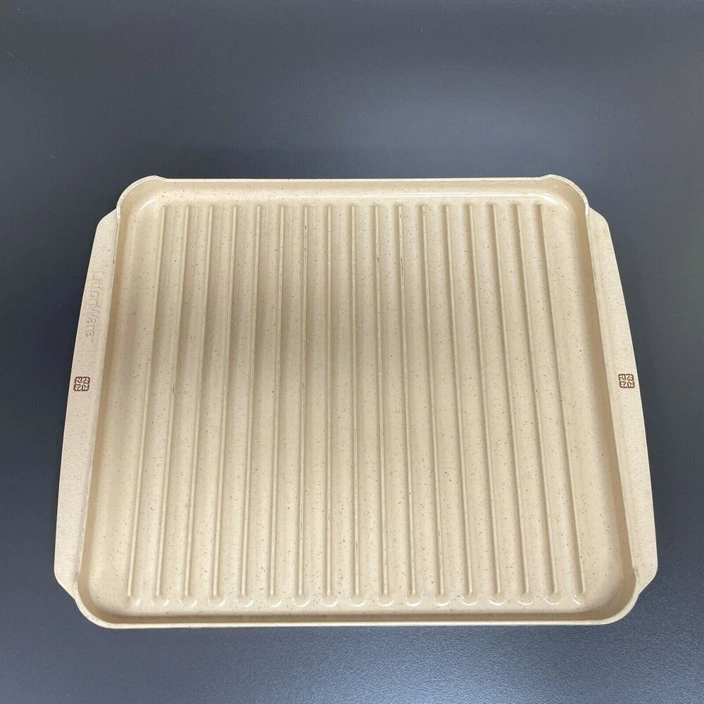 Vintage Littonware Microwave & Conventional‎ Oven Tray Reversible Bacon Roasting